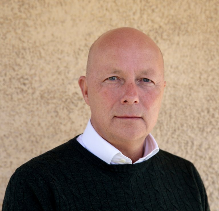 Per Reitan- leder for prosjektet Diakonhjemmet hage.